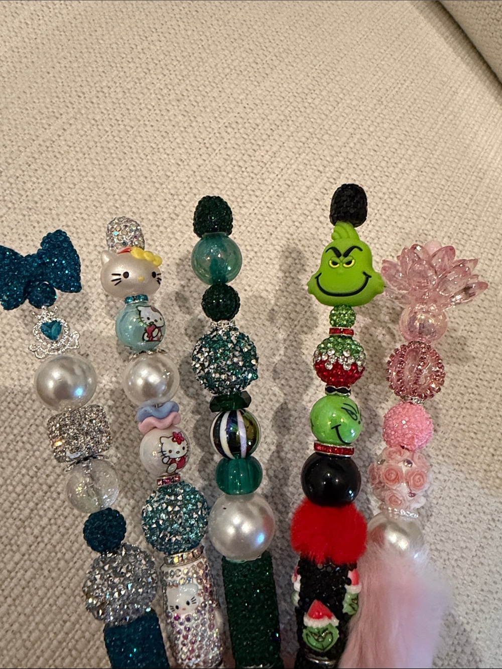 Colorful beaded custom handmade pens 🖊️ 📝